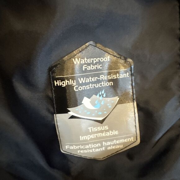 Columbia Jacket Size Large XL Black Red Gray Nylon Waterproof Interchange Shell - Picture 7 of 8